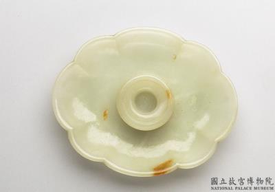 图片[3]-Jade begonia-shaped pot stand, Qing dynasty (1644-1911)-China Archive